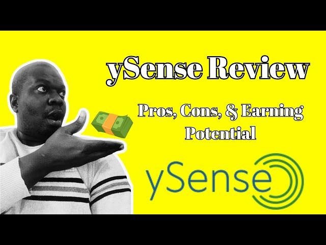  Ysense Review - Make Money Online  (Pros and Cons)