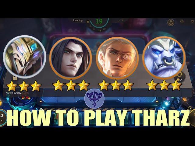 MAGIC CHESS GO GO THARZ WITH BEST SYNERGY  EXPLAINED