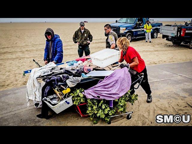 VENICE BEACH CLEANUP: Sweeping Removal of Homeless Encampments