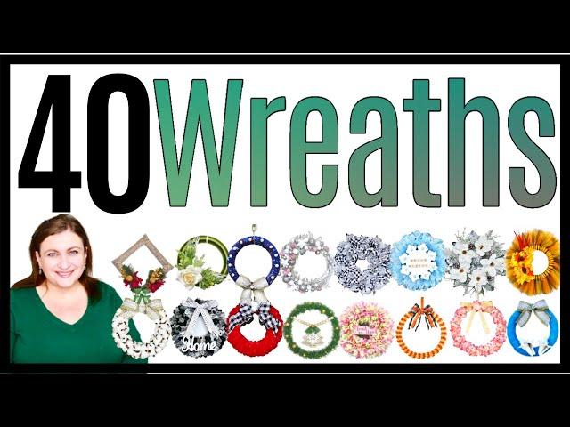 40 DIY DOLLAR TREE WREATHS on a budget