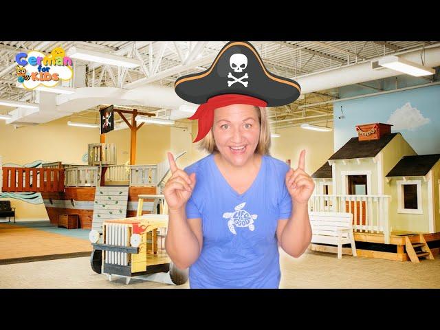 Schatzsuche im Indoor-Spielplatz: Zahlen, Farben & Formen lernen mit Frau Collett!