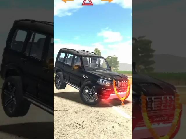 SCORPIO STUNT IN INDIAN CAR SIMULATOR GAME #game #viralshorts #trakctorgame #newupdate