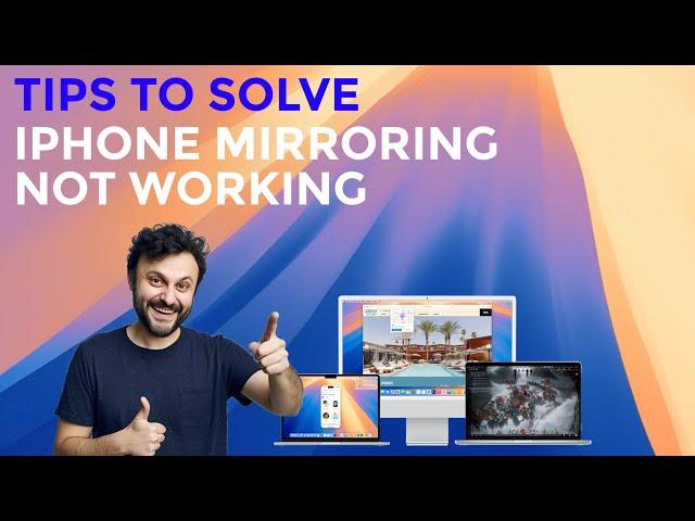 macOS Sequoia iPhone Mirroring Not Working - How to Fix