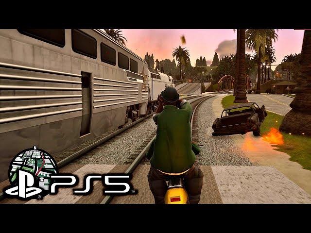 GTA San Andreas Definitive Edition - Wrong Side of The Tracks Mission Gameplay Scene (4K Remastered)