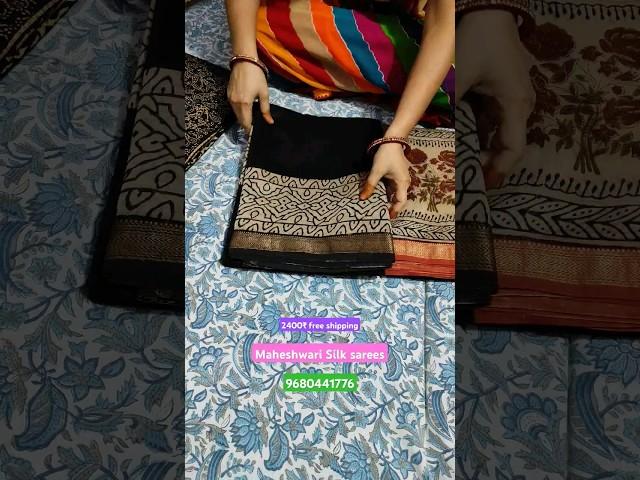 Maheshwari Silk sarees new collection ।। Wholesaler and Retailers ।। Hand block print ।। Free shipp