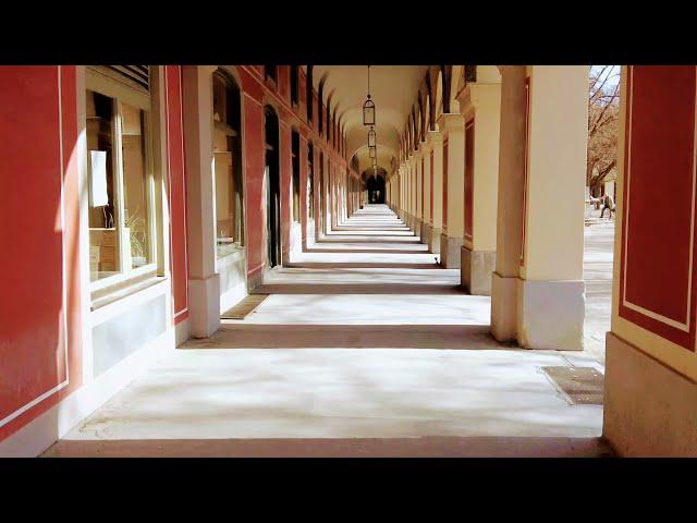 exploring hofgarten hallway