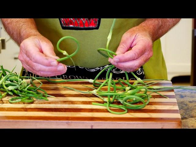 How to Harvest and Use Garlic Scapes