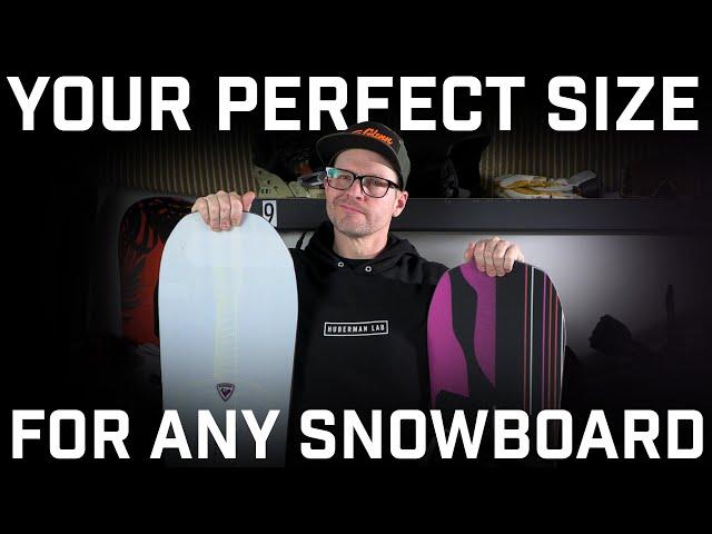 How To Choose The Right Size Snowboard