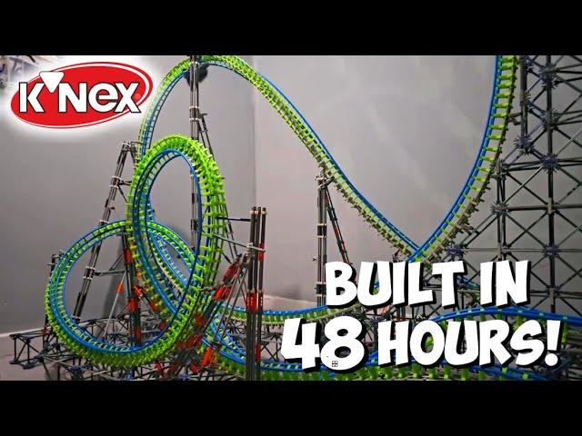 Can I Build a K'nex Roller Coaster in 48 HOURS - SPEED BUILD CHALLENGE