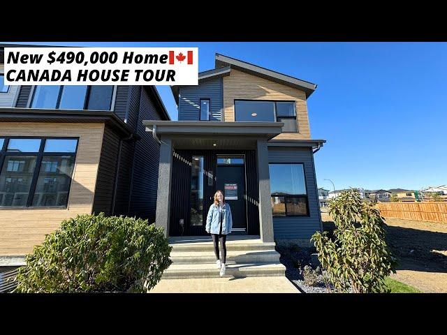 $490,000 Modern Home in South Edmonton, Alberta, Canada| Canada House Tours| Life in Canada