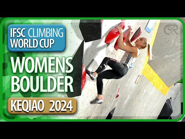 Bouldering Finals | Keqiao | Womens | IFSC World Cup | 2024