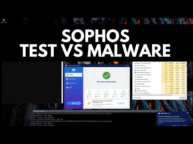 Sophos Home Test vs Malware