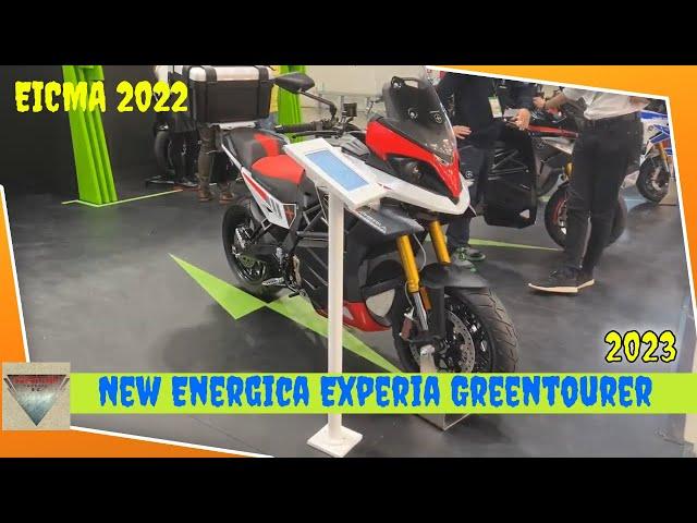 2023 New Energica Experia Greentourer Walkaround EICMA 2022 Fiera Milano Rho