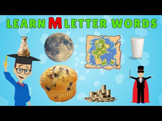 Fun ABCs Spelling for KIDS - Learn M Letter Words