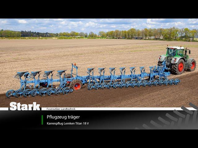 Karrenpflug Lemken Titan 18 V: Pflugzeug träger | Stark