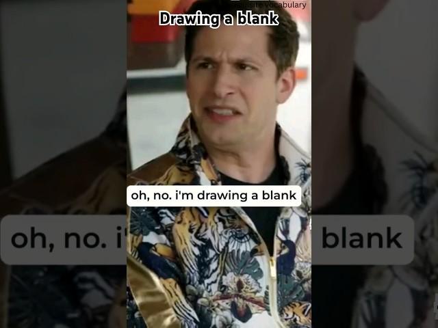 PHRASE -DRAWING A BLANK #english #learnenglish #wordoftheday #enrichyourvocabulary #phrasesinenglish