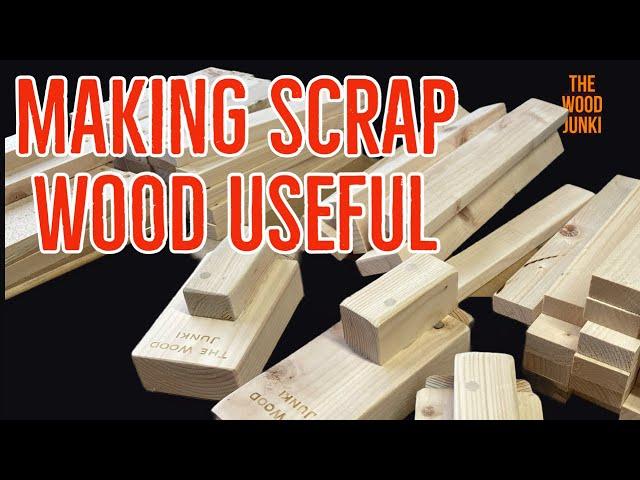 Making Scrapwood Useful | Woodworking For Beginners