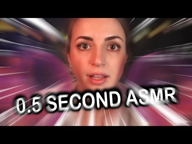 ASMR but the trigger changes every 0.5 SECONDS!