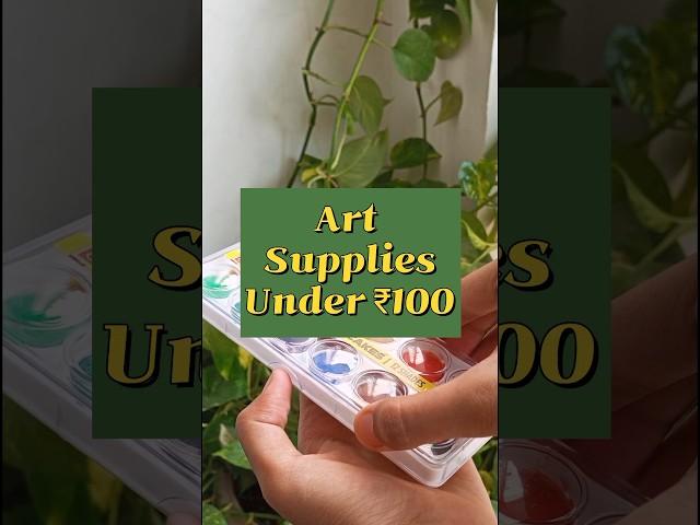 Art Supplies Under ₹100 ️ #shorts