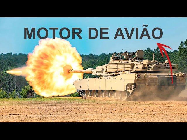 Por que TANQUES usam motor de avião?