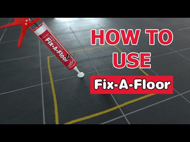 How to use Fix-A-Floor to Repair Loose Tiles