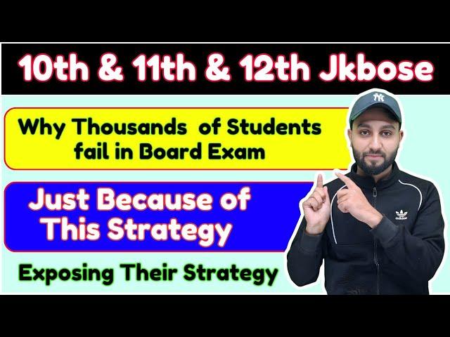 Most Important Video for all Jkbose Students- Why Thousands of Students Fail in Board Exams