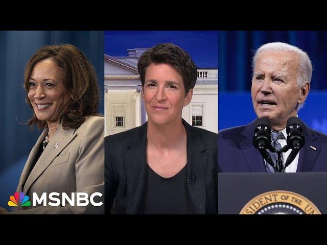 Maddow on Democratic ticket switch: 'The old era is over, and the new era is here.'