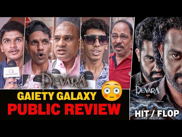 Devara Part-1 | Public CRAZY Review | Gaiety Galaxy Bandra | Jr. NTR, Janhvi Kapoor, Saif Ali Khan