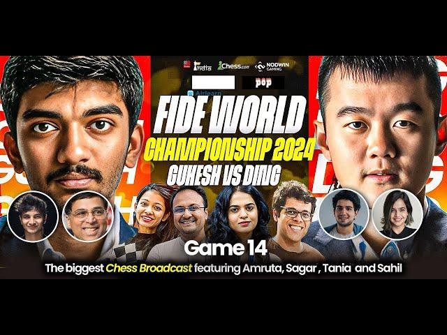 Ding vs Gukesh  | Game 14 | FIDE World Championship 2024 | Decider? | Ft.  Vishy, Suhani and Samay