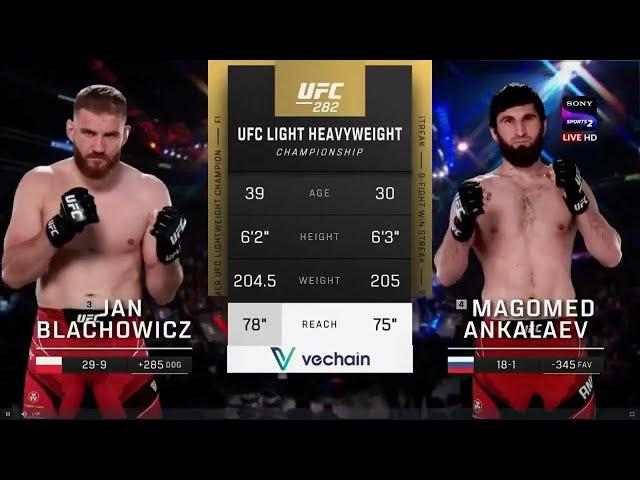 Jan Blachowicz vs Magomed Ankalaev Full Fight