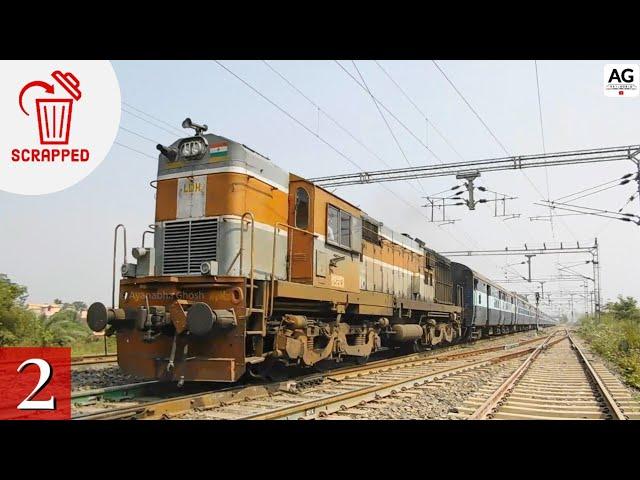 (Part-2/5) Scrapped ALCo locomotives : [4 in 1] WDM-3A and WDG-3A during their Service Days