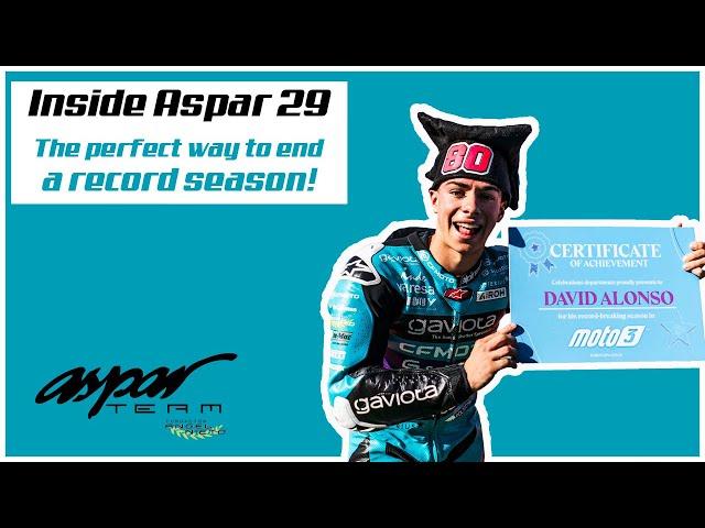 Inside Aspar - The perfect way to end a record season!