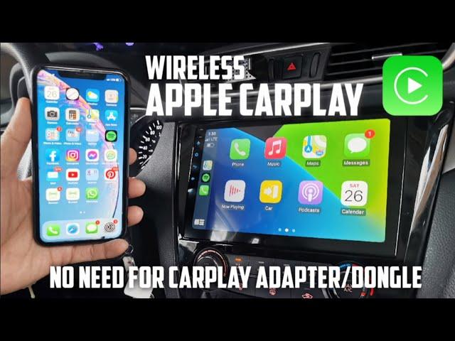 WIRELESS APPLE CARPLAY | No need to buy adapter or dongle