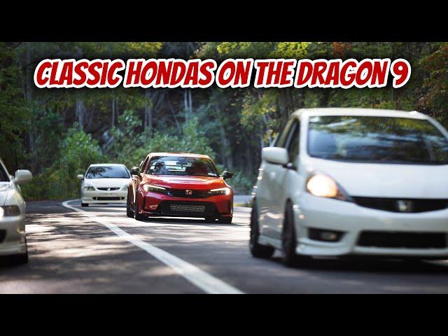 Classic Hondas on the Dragon 9 - 2024