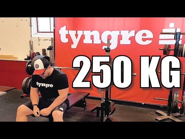 250 kg / 551 LBS BENCH PRESS | Josef Eriksson