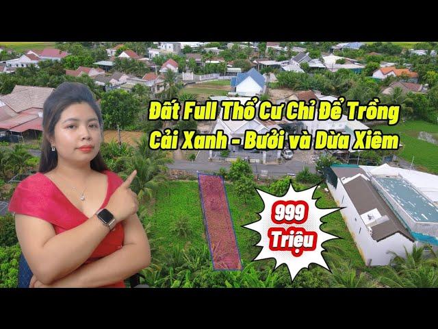 [ Đã Bán] 999 Triệu Bán Đất Thổ Cư Ven Nha Trang. Khổng Vân bds