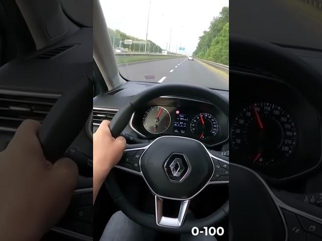 Renault Clio 1.0 TCE 90 HP Acceleration