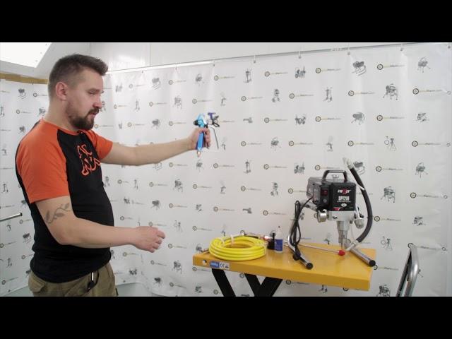 Проект "Спецокраска", выпуск №7: HYVST SPT 210 технология окраски безвоздушным аппаратом