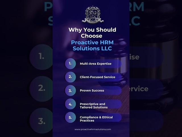 Why Choose Proactive HRM Solutions Limited #hrsolutions #clientfocused #compliance #hrconsultancy