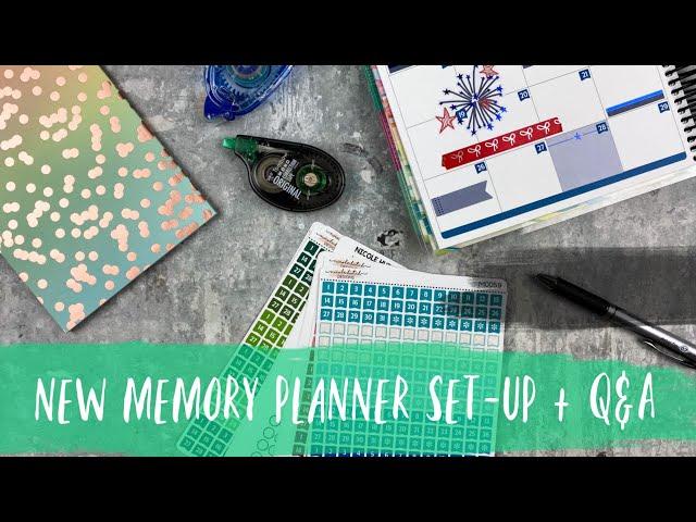 NEW MEMORY PLANNER SET-UP AND Q&A | tattooed teacher plans