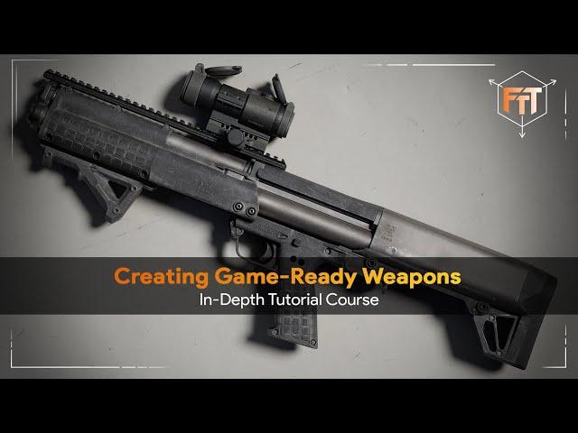 Creating Game-Ready Weapons Using Blender & Substance Painter