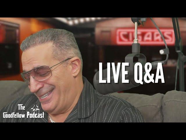 Goodfellow Podcast LIVE Q&A with Joe Barone! (Ask a mobster anything)