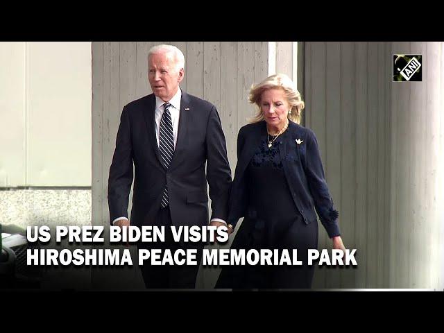 G7 Summit: US President Joe Biden visits Hiroshima Peace Memorial Park in Japan