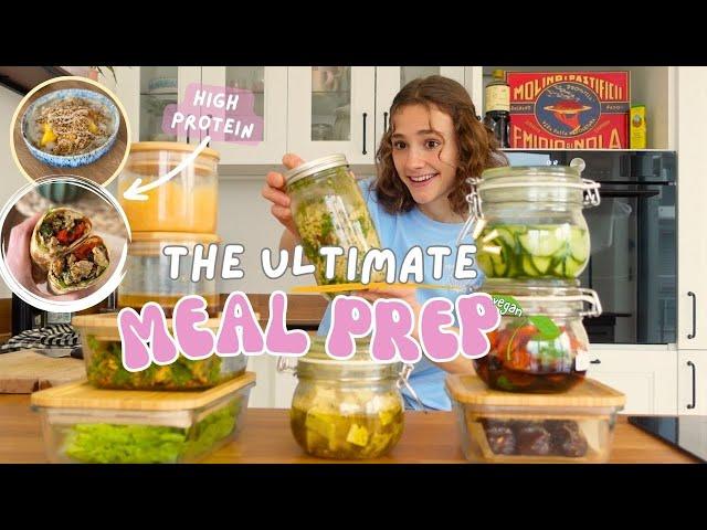 The ULTIMATE meal prep! ‍ plant based & high protein