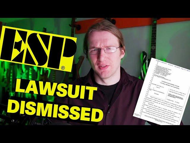 ESP Guitars Lawsuit Dismissed