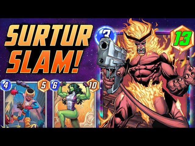 STUPID STRONG TURN SIX in this Surtur Slam deck.