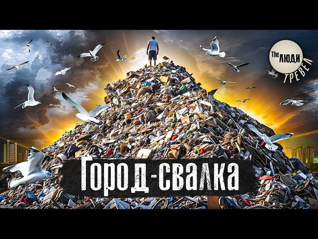 Построили себе дом на свалке высотой с девятиэтажку / Люди здесь живут, едят, хоронят @anton_lyadov