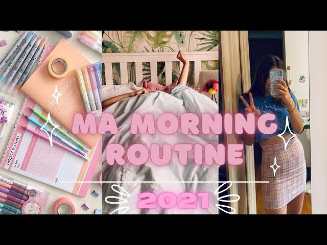 Ma MORNING ROUTINE pour les cours 2021 !