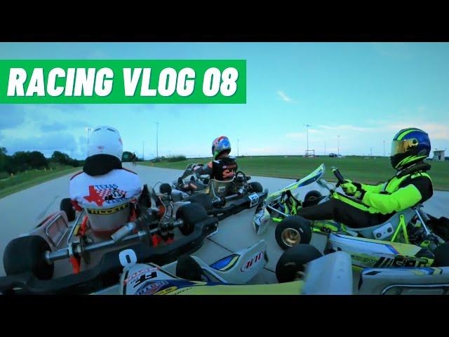 Fighting For A Podium w/ Onboard 360 Camera!! - Racing Vlog 08 [Lo206] - Hill Country Kart Club