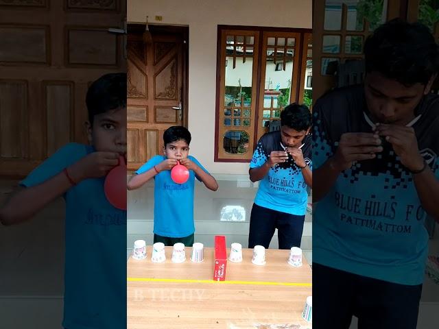 Balloon vs Cup Challenge | B TECHY
